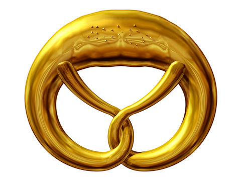 goldene Laugenbrezel, Symbol der B&auml;cker