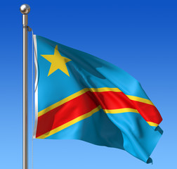Flag of Democratic Republic of Congo