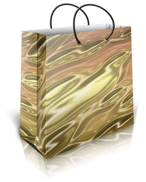 Gold Gift Bag