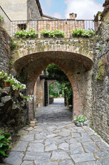 Fototapeta na wymiar Gropparello Castle. Emilia-Romagna. Italy.