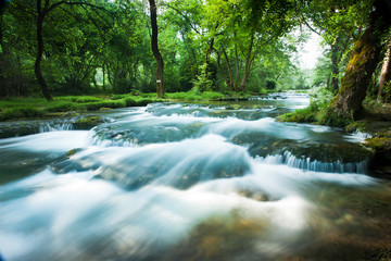 A fast flowing river