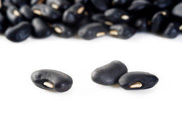 Black Beans on white