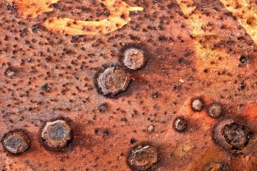 Rust Surface, erosion and decay