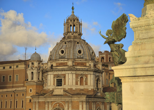 View of Santa Maria, Rome, Italy