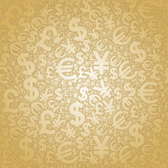 background currency gold
