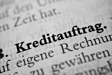 Text - Gesetz - Kreditauftrag