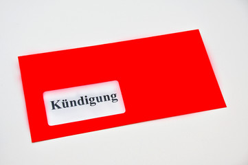 Kündigung im Briefumschlag