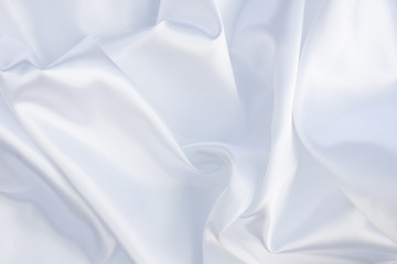 étoffe satin blanc