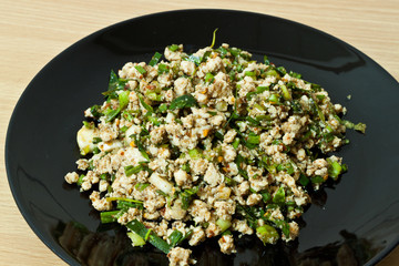 minced meat in a thai