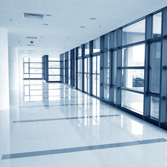 corridor of the office building