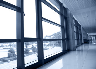 corridor of the office building