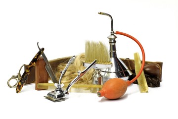 Outils de coiffure rétro