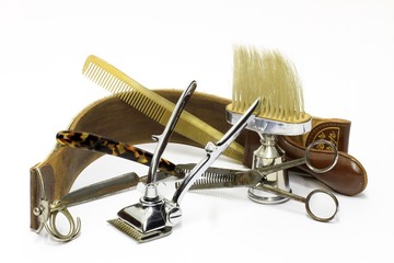 Outils de coiffure rétro