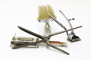 Outils de coiffure rétro