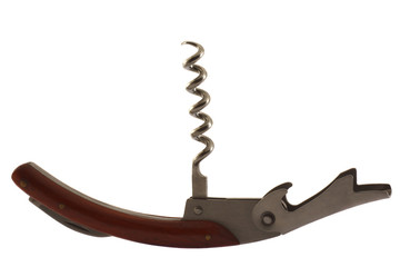 Corkscrew isolated on white background