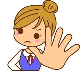 OL　駄目ポーズ