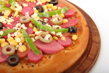 Pizza with vegetables