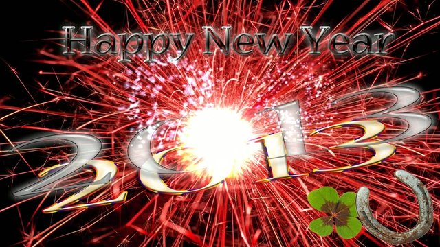 Sylvester Feuerwerk 2013
