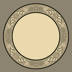 Vintage template background