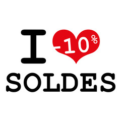 I Love -10% SOLDES