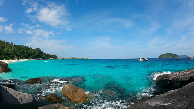 Similan Islands on Andaman sea.
