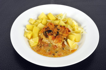 assiette de poisson