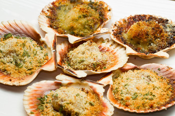capesante  gratinate