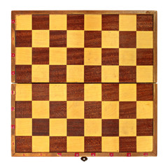 Old Coarse Chess Table