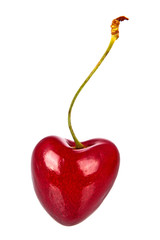 Red cherry heart