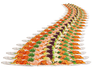 fish and seafood platter