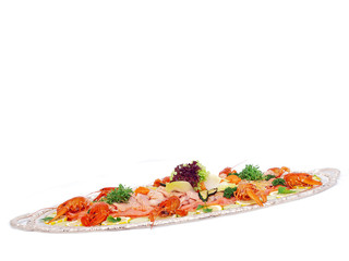 fish and seafood platter