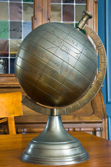 Old desk globe