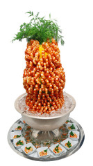 chilled prawn pyramid