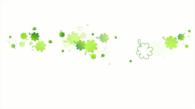 Green Cloverleafs "Happy New Year"