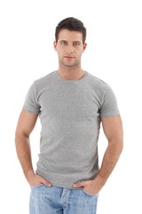 Fototapeta premium Summer portrait of college student