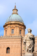 Fototapeta na wymiar Palermo Cathedral - Sicily, Italy