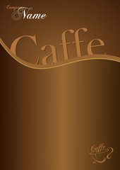 Caffe menu