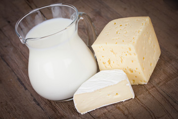 Milch und Käse