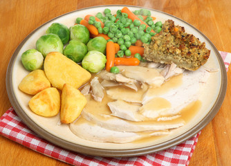 Sunday Roast Chicken Dinner