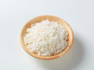 Boiled white rice