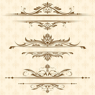 Vintage Floral Border