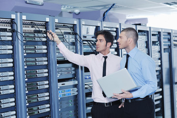 it enineers in network server room