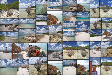 aruba caraibi collage