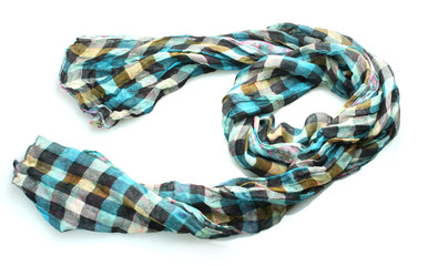 Beautiful scarf isolated on white