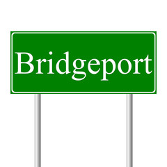 Bridgeport green road sign