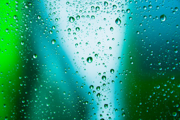 rain drop on abstract  background