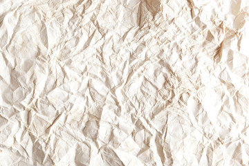 Wrinkled paper background.
