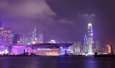 Fototapeta na wymiar Hong Kong harbor view