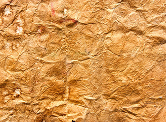 Wrinkled old brown paper texture
