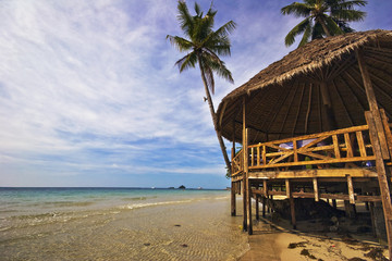 Exotic tropical beach.